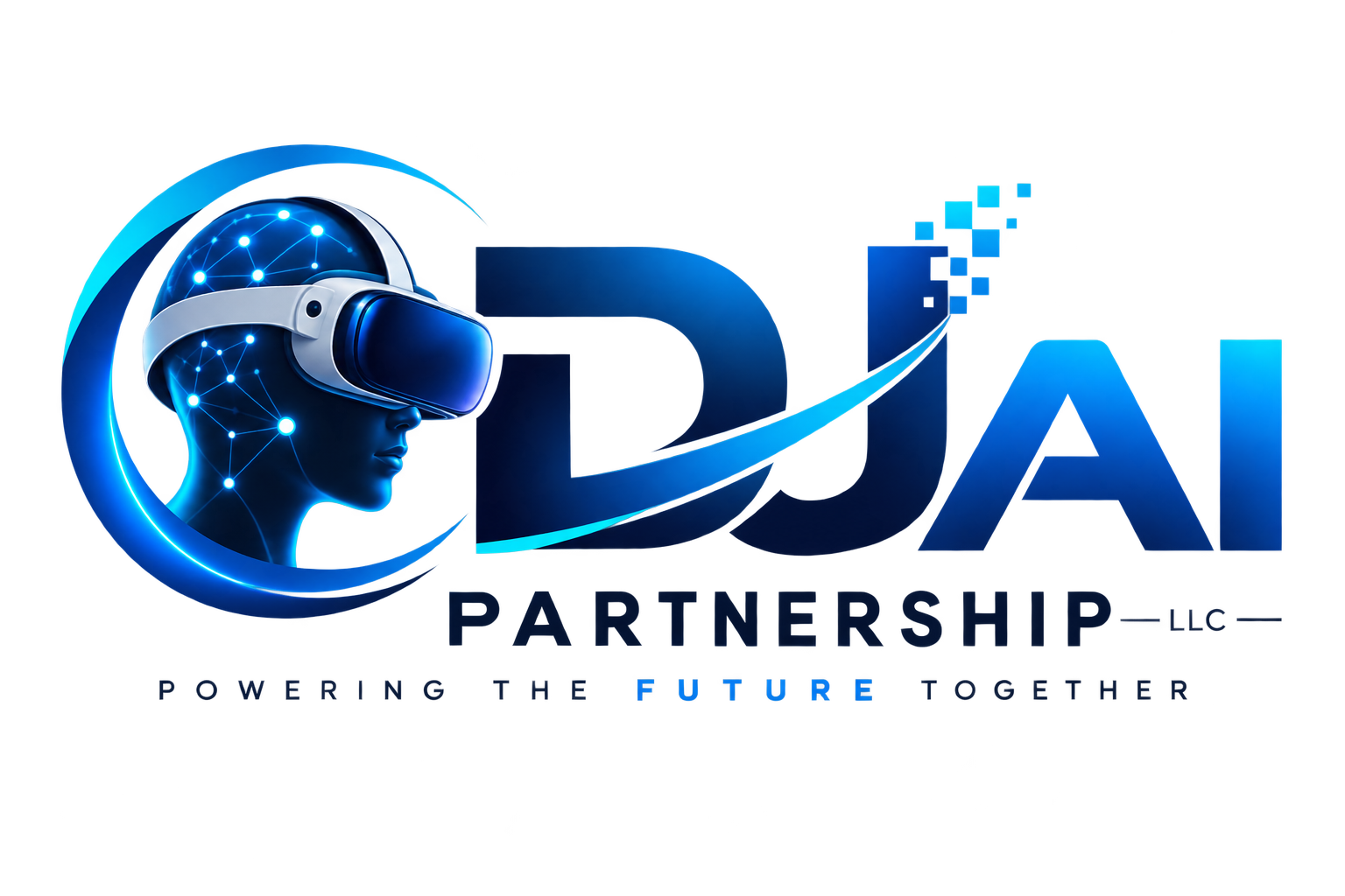 DJ AI Partnership LLC logo – Powering the future together